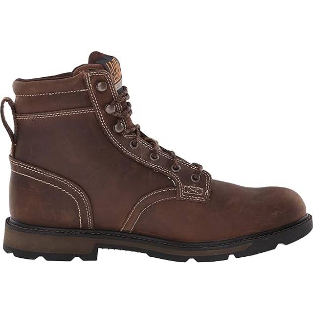 "Ariat Mens Groundbreaker 6"""" Work Boot Brown 10"