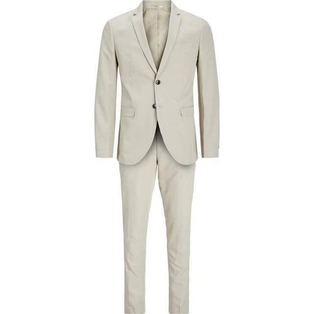 JACK & JONES Jprfranco Suit Noos kostym för män, Ren kashmir/passform: supersmal passform, 50