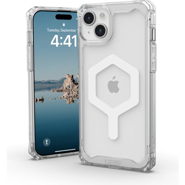 Uag Plyo Magsafe - Protective Case For Iphone 15 Plus Compatible With Magsafe (Ice White)