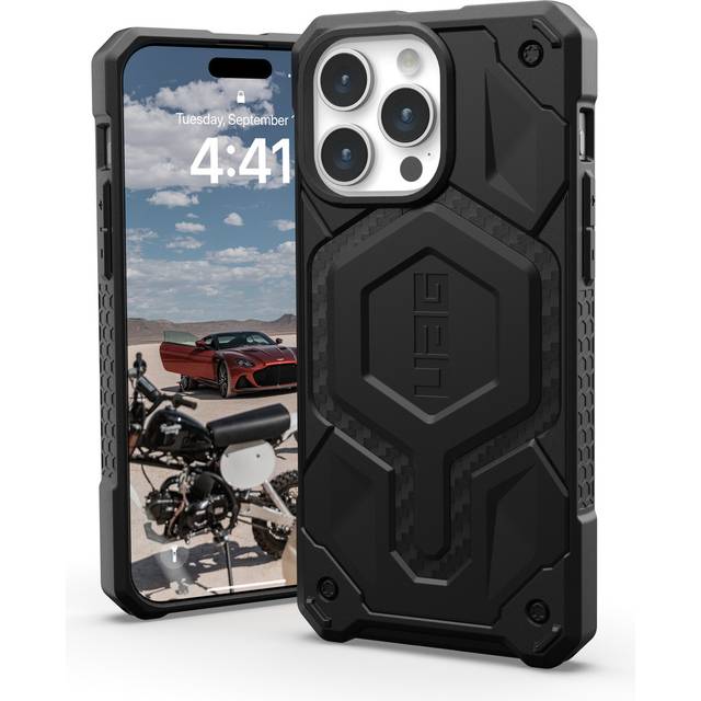 iPhone 15 Pro Max UAG Monarch Pro MagSafe Hybrid Skal - Kolfiber