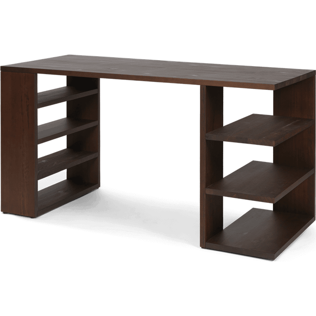 Ferm Living Edre skrivbord 137x65x73,5 cm Dark Stained Pine