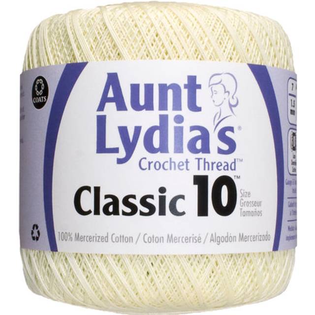 Aunt Lydia Classic Crochet Thread  10  Cream