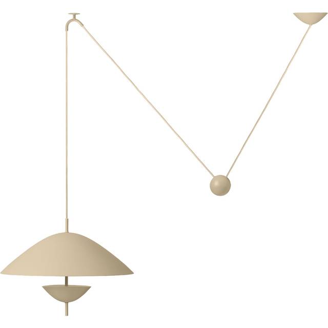 Ferm Living - Lod Pendant - Hängande lampa - Lod Pendant - Cashmere - W50 x D50 x H34.6 cm