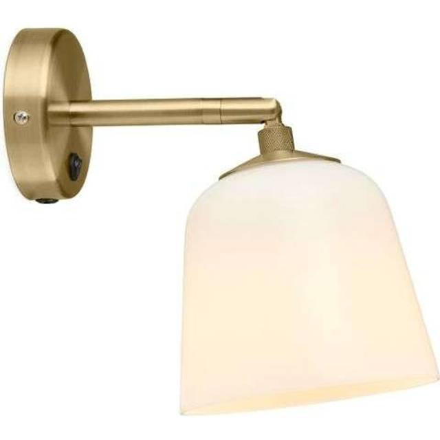 Halo Design - Room 49 Wall Lamp Antique Brass/Opal Halo Design