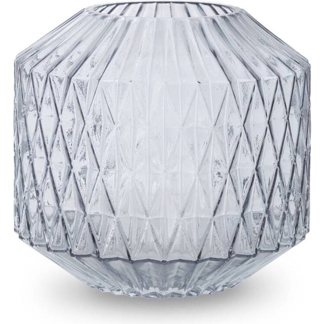 Brice Large Grey Glass Vase - One Size
