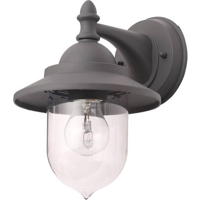 (Anthracite) Litecraft Bacup Outdoor Wall Light Lantern