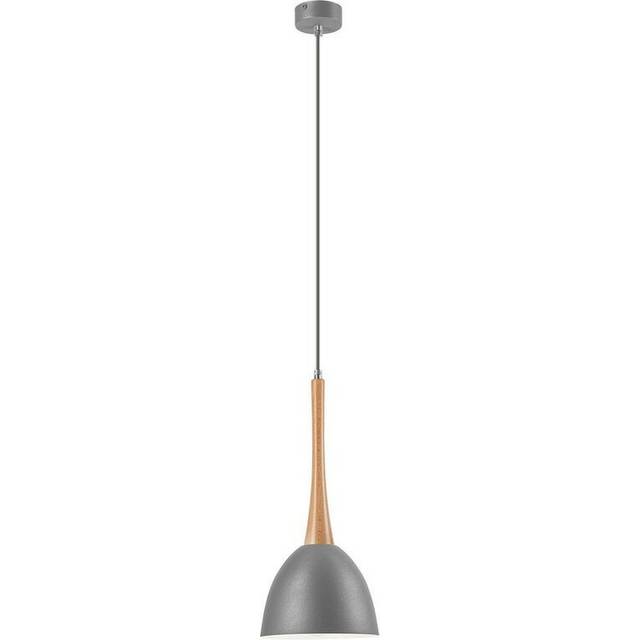 Lamkur Lighting Tulip Dome Pendant Ceiling Lights Silver, 1x E27