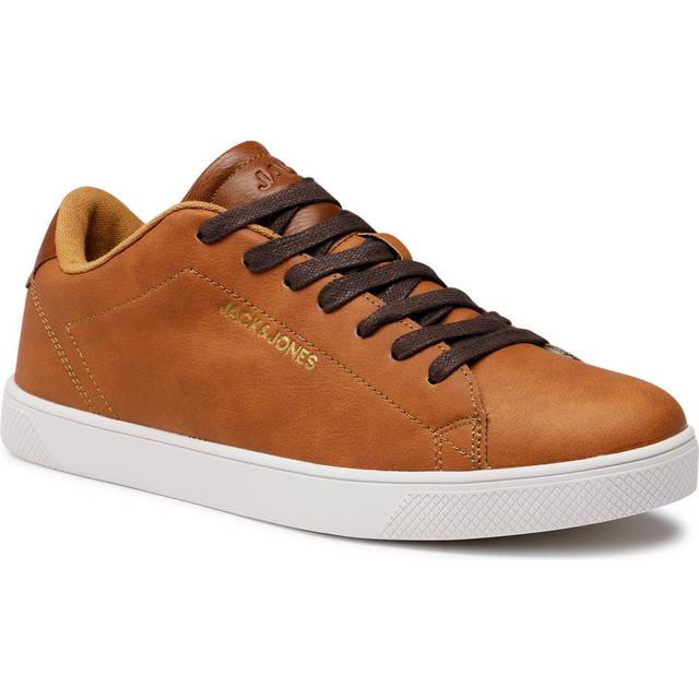 Jack & Jones Jfwboss PU Sneaker, sneakers för män, konjak, 43 EU