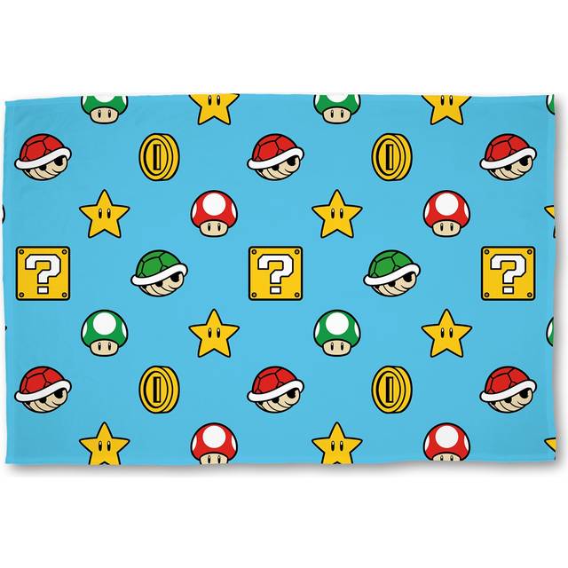 Mario Continue Kids Fleece Throw - Multicolured - 150X100cm
