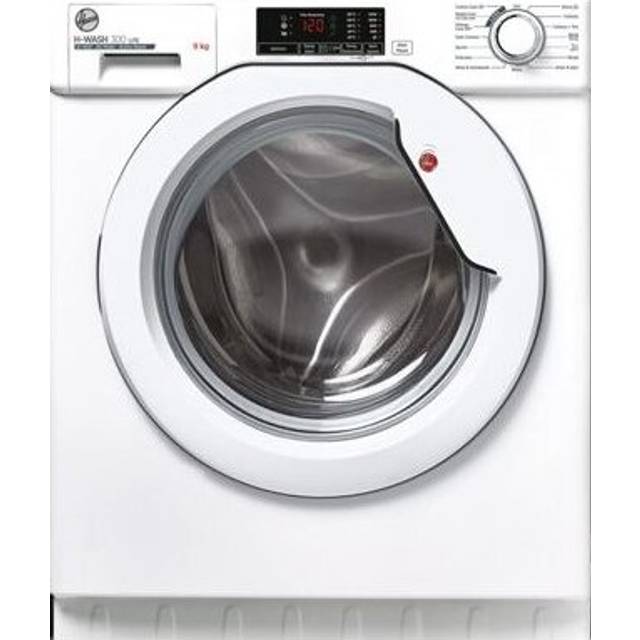 HOOVER H-Wash 300 HBWS 49D1W4-80 Integrated 9 kg 1400 Spin Washing Machine, White