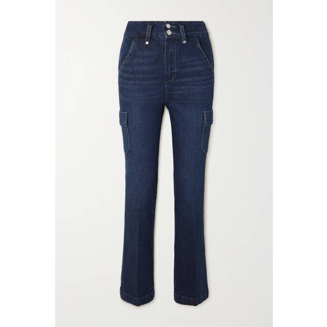 Mid Wash Dion Bootcut Cargo Jeans - Blue (29)