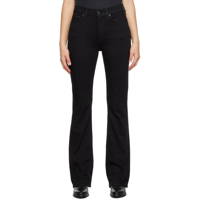 rag & bone Black Peyton Jeans - Black - WAIST US 24