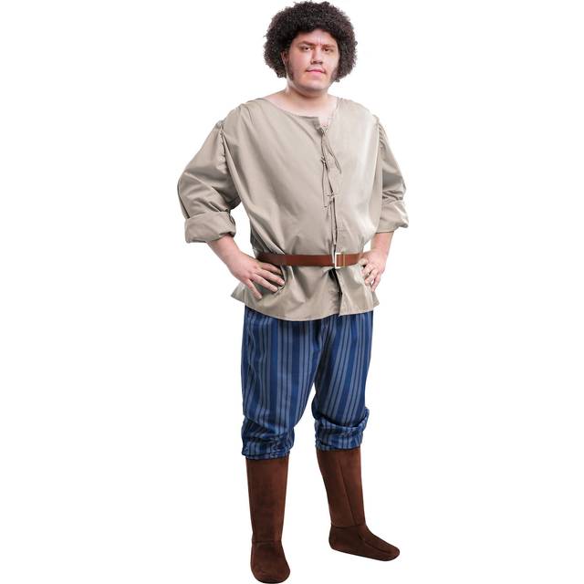 Men's Plus Size Princess Bride Fezzik Costume - Brown&#47;Yellow&#47;Blue (2X)