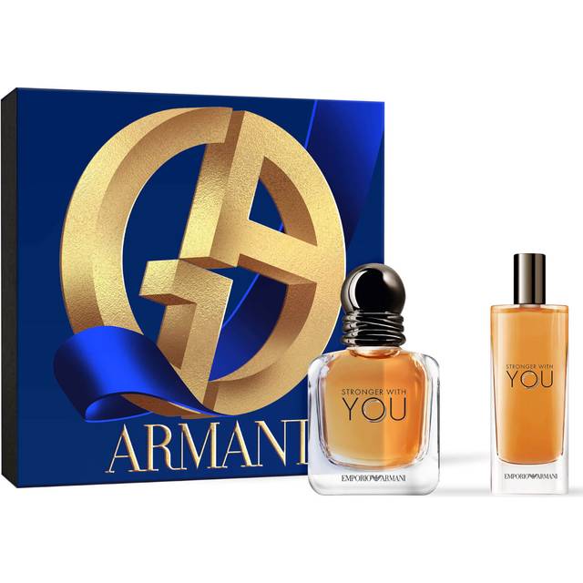 Emporio Armani Stronger With You 50ml EDT Spray + 15ml EDT Spray Gift Set 2023