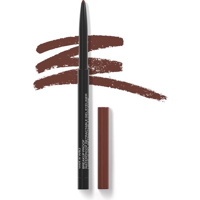 wet n wild, break up proof, waterproof retractable gel eyeliner, 1115500 brick brown, 0.23 g (0.008 oz)