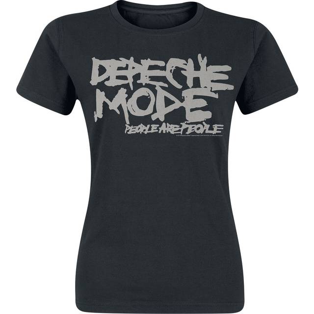 Depeche Mode T Shirt People Are People Official Womens Skinny Fit Black S