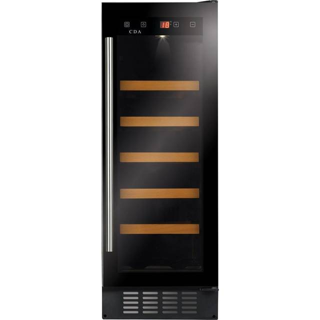 CDA 300mm Freestanding / Under Counter Wine Cooler Black - FWC304BL