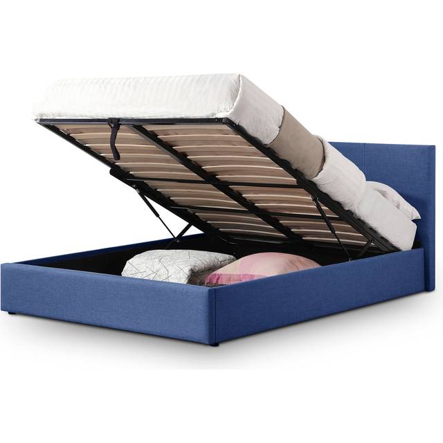 Rialto Fabric Ottoman Bed Frame - Blue