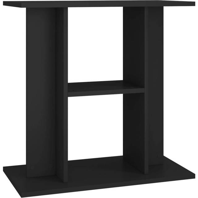 vidaXL Aquarium Stand Black 60x30x60 cm Engineered Wood