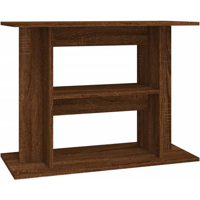 vidaXL Aquarium Stand Brown Oak 80x35x60 cm Engineered Wood