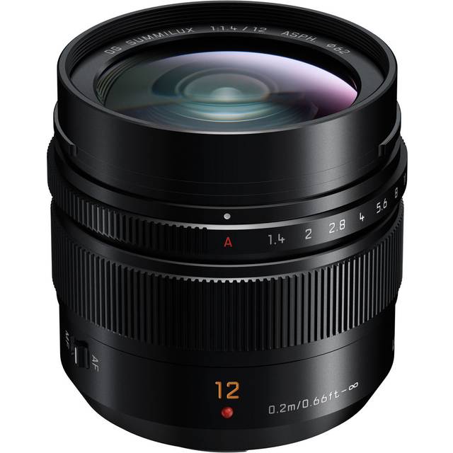 Panasonic LUMIX H-X012E 12 mm LEICA DG vidvinkelobjektiv – svart