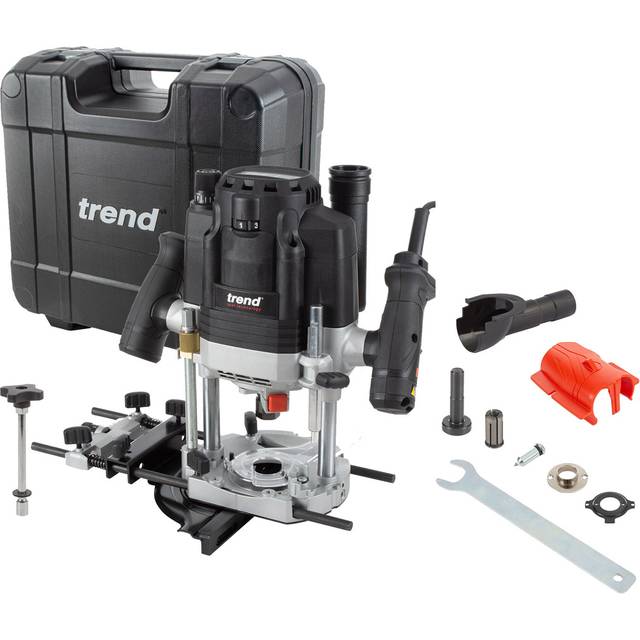 Trend T8EK 240V 1/2in Router 80mm Deep Plunge Cut 2200W Router Table Compatible