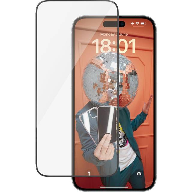 PanzerGlass iPhone 15/16 Plus Ultra-Wide Fit w/Applicator