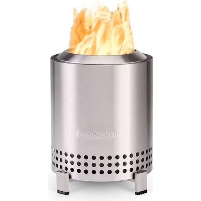Solo Stove Mesa Stainless Steel Tabletop Smokeless Mini Firepit & Stand