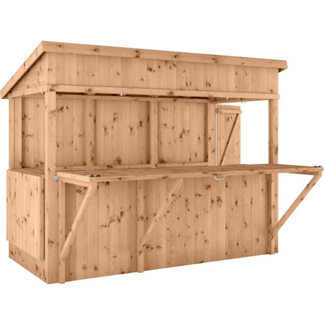 Mercia Premium Pressure Treated Garden Bar 9 x 4 With Shutters