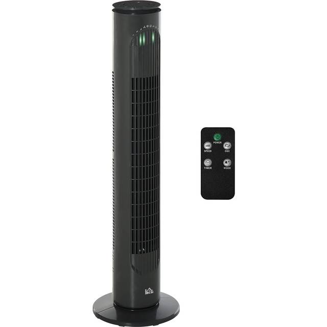 HOMCOM 30 Inch Led Tower Fan - Grey, Grey