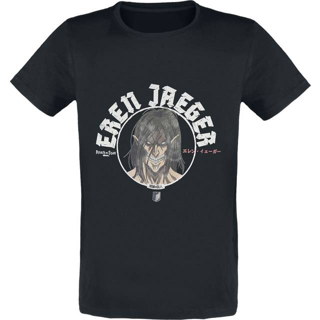 Attack On Titan Eren Jaeger T-Shirt black - XL