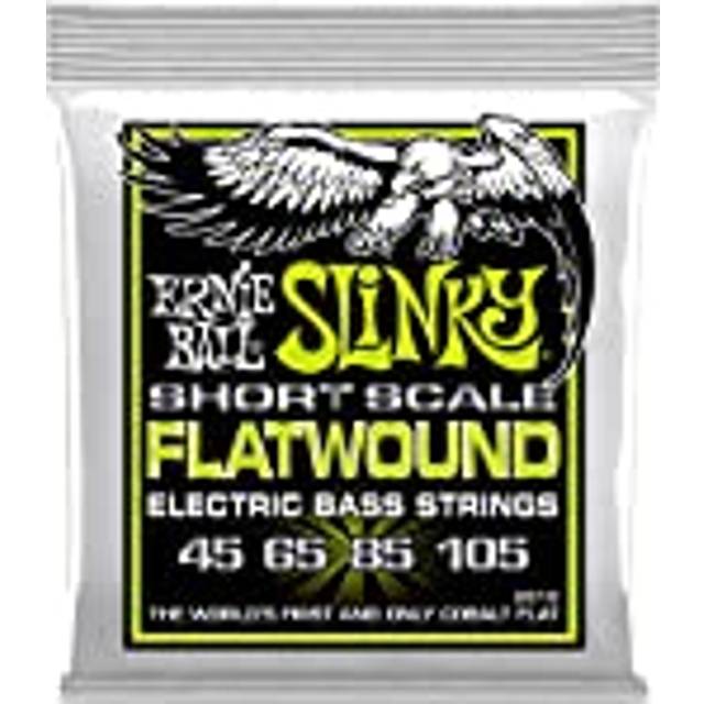 Ernie Ball 2818 Regular Slinky Flatwound Short Scale 45-105 Bass Guitar Strings