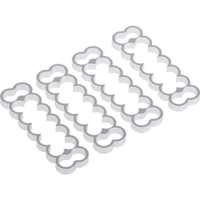 AlphaCool Eiskamm Alu X14 4mm Silver 4 Pcs