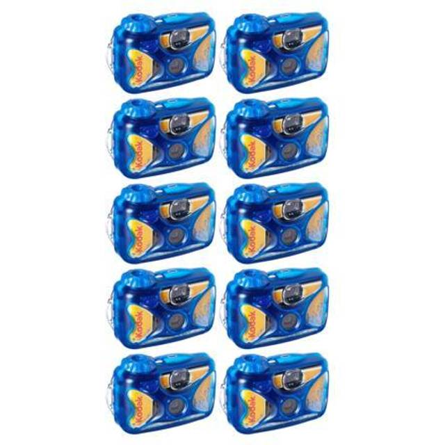 Kodak Sport Underwater Single-Use Disposable Camera with 800 Speed 27-Exposure Film 10-Pack