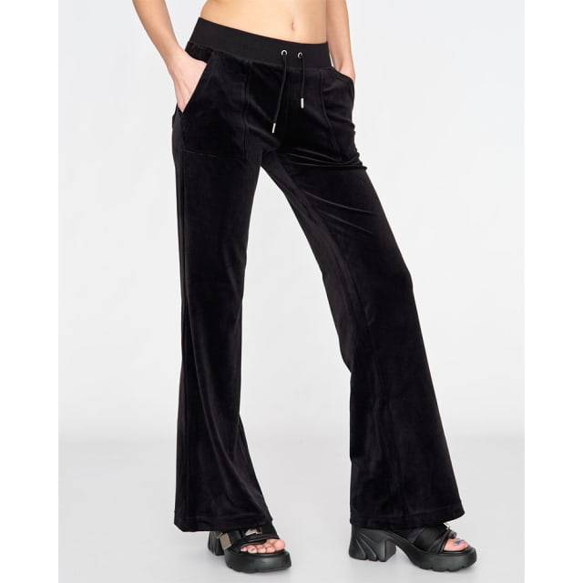 Layla Low Rise Flare Pocket W Black (XXS) - Svart (XXS)