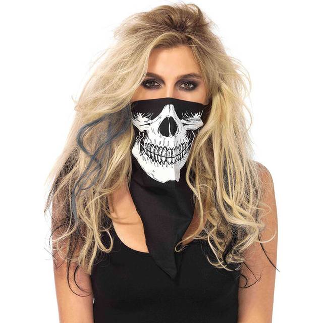 LEG AVENUE 2141 - Skull Bandana, Einheitsgröße (Schwarz-Weiß)