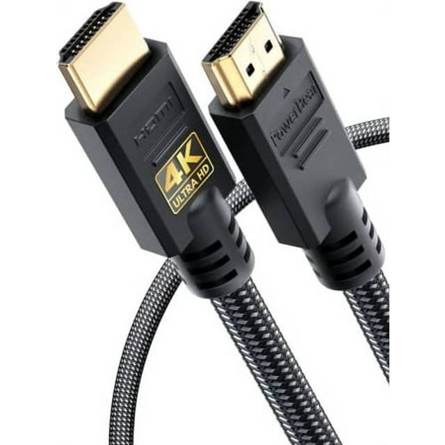 4K HDMI Cable 1M High Speed Hdmi Cables Braided Nylon Gold Connectors 4K 60Hz Ultra HD 2K 1080P ARC CL3 Rated for Laptop Monitor PS5 PS4 Xbox One Fire