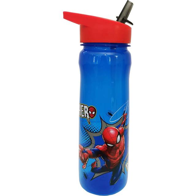 Marvel re usable Water Bottle, polypropylene, Blue and red, 600ml