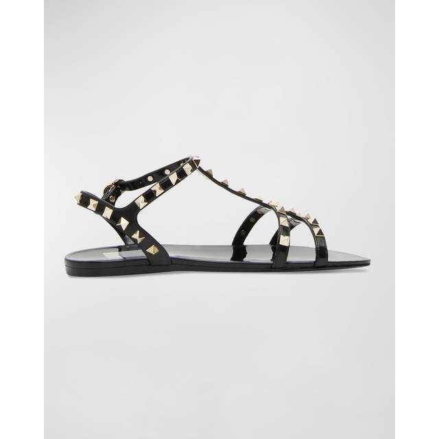 Valentino Vlogo Leather Sandal