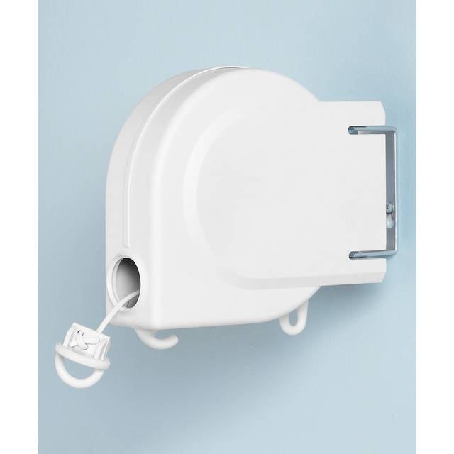 Whitmor Retractable clothesline Rack 40 Feet White