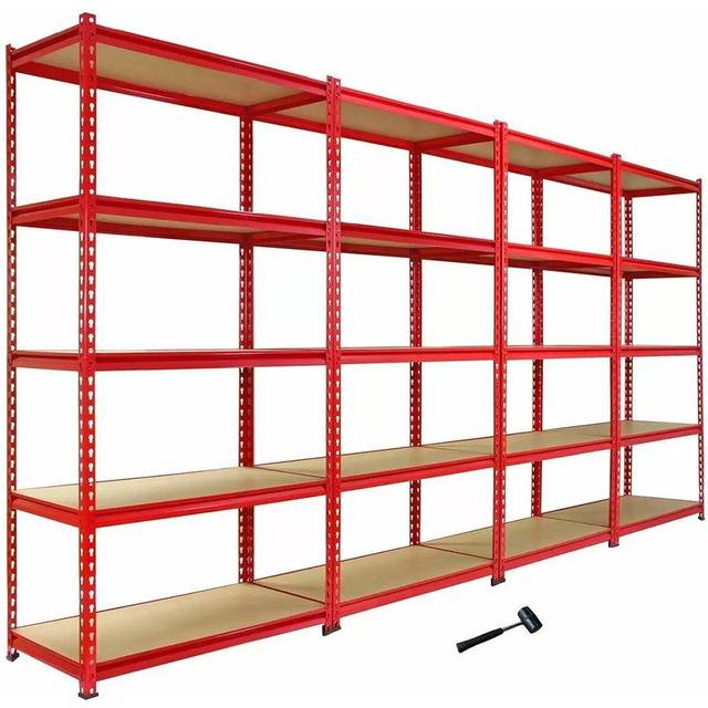 Monster Shop Z-Rax Red Metal Racking Units with Mallet 90cm 4 Pack
