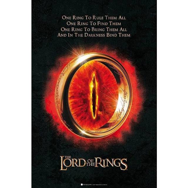 The Lord Of The Rings Poster One Ring 68