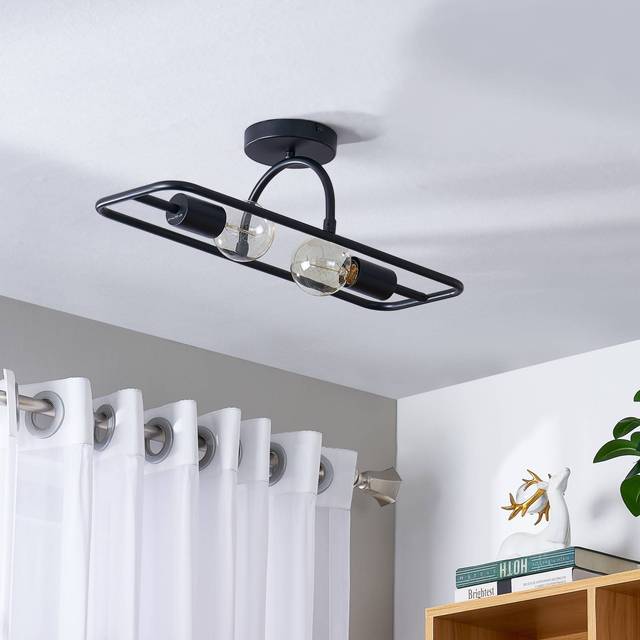 Lucande - Wall Lightdimmable 'Tornike' made of Metal for Living Room & Dining Room