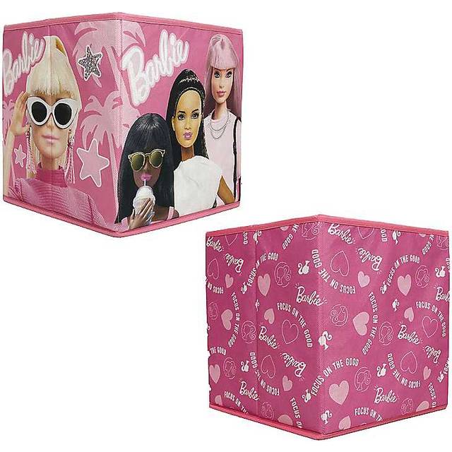 Barbie Pack of 2 Storage Cubes - Pink
