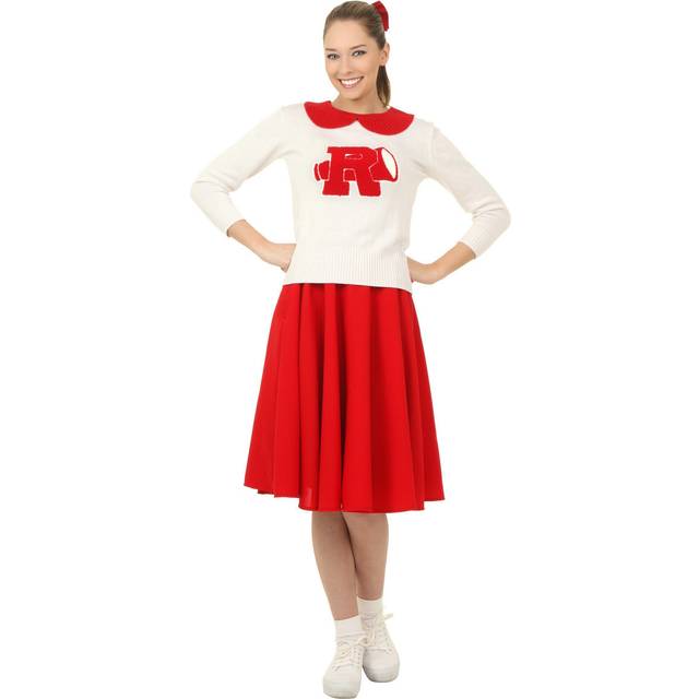 Grease Rydell High Cheerleader Plus Size Costume for Women - Red&#47;White (4X)