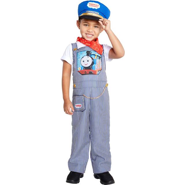 Toddler Thomas the Tank Engine Conductor Costume | TV Costumes - Blue&#47;Red&#47;White (S)