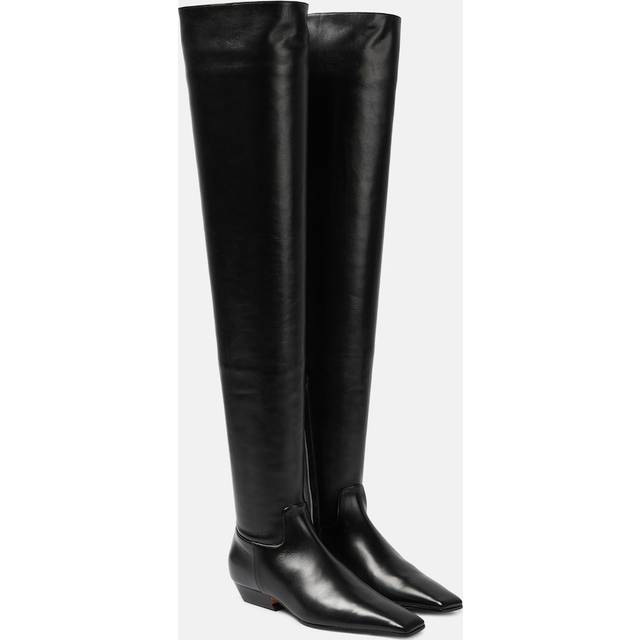 Khaite Marfa leather over-the-knee boots - black (UK 3)