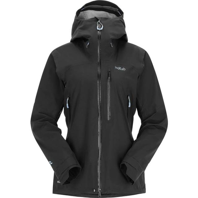 Rab Women's Firewall Jacket - Regnjacka - Dam Black M