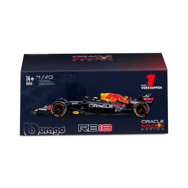 Oracle Red Bull Racing 2022 RB18 No1. Max Verstappen 1:43 Model with Figure