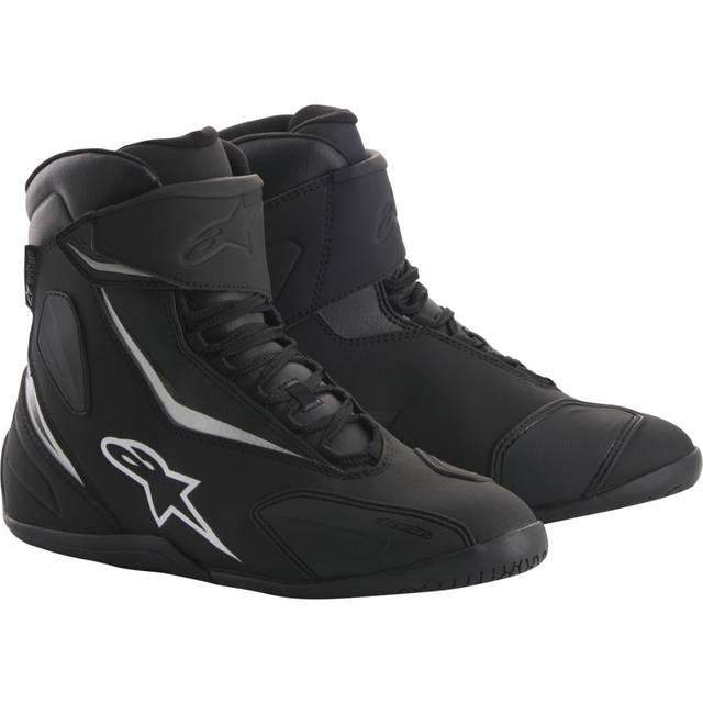Alpinestars Fastback 2 Drystar Motorcycle Shoes, black-white, Size 40 41 for Men